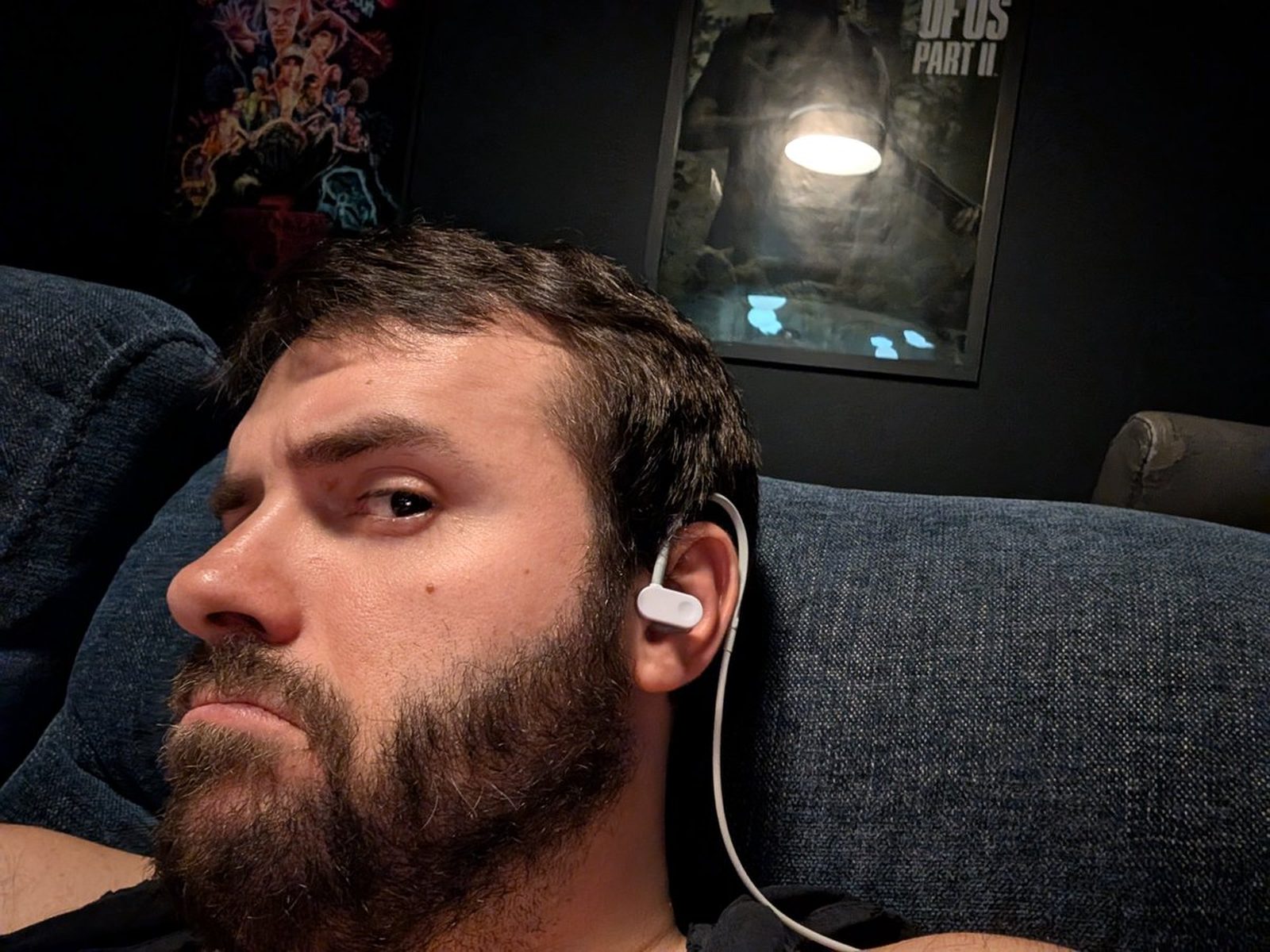 A Sleep session on the mat, low light